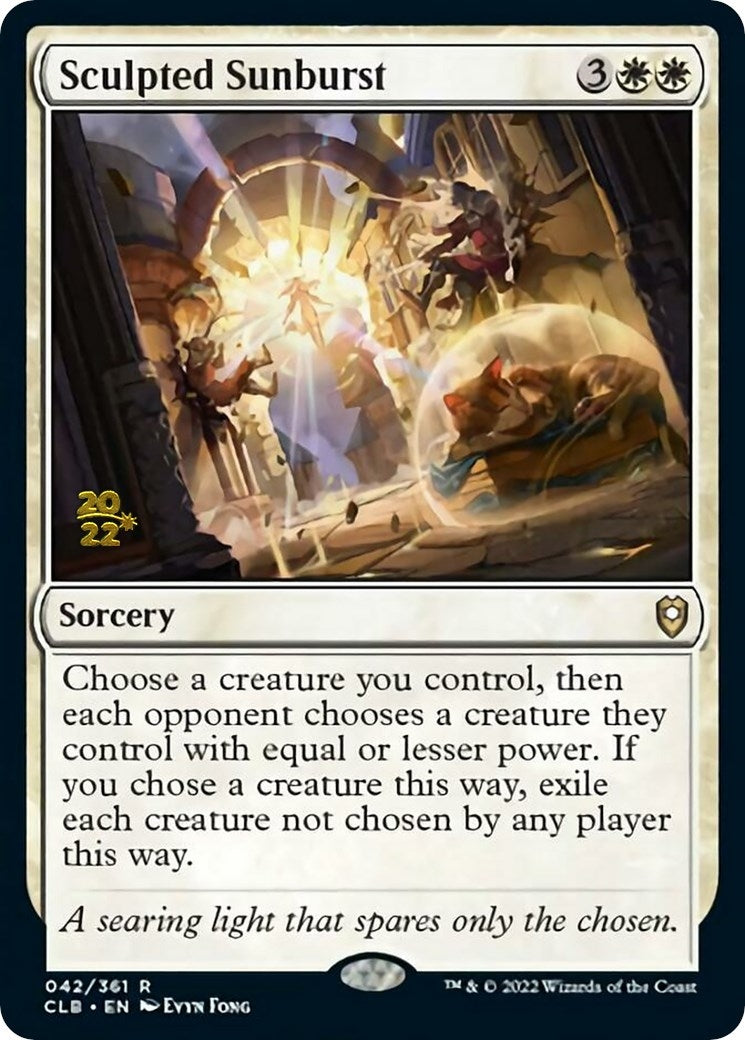 Sculpted Sunburst [Commander Legends: Battle for Baldur's Gate Prerelease Promos]