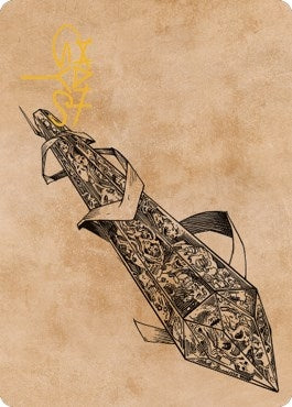 Stonespeaker Crystal Art Card Gold Stamped Signature (81) [ASCLB]