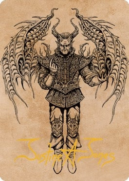 Raphael Fiendish Savior Art Card 75 81 Gold Stamped Signature (75) [ASCLB]