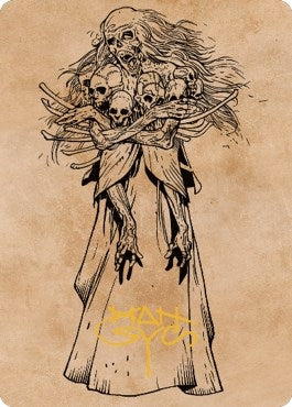 Myrkul Lord of Bones Art Card 73 81 Gold Stamped Signature (73) [ASCLB]