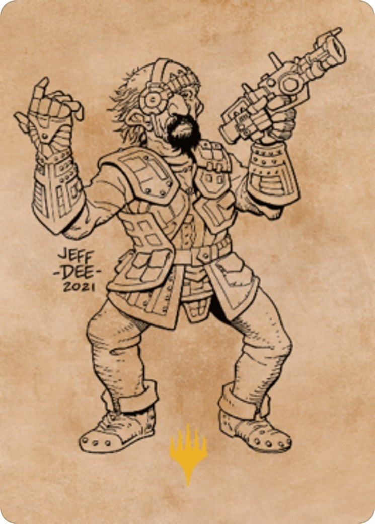 Jan Jansen, Chaos Crafter Art Card (Gold-Stamped) [Commander Legends: Battle for Baldur's Gate Art Series]