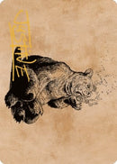 Wilson Refined Grizzly Art Card Gold Stamped Signature (60) [ASCLB]