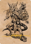 Taunting Kobold Art Card Gold Stamped Signature (57) [ASCLB]