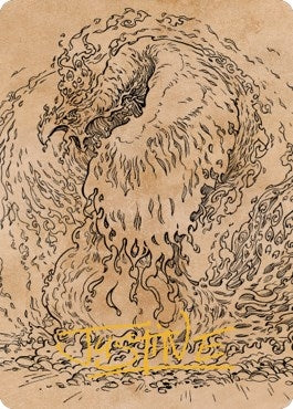 Nemesis Phoenix Art Card Gold Stamped Signature (56) [ASCLB]