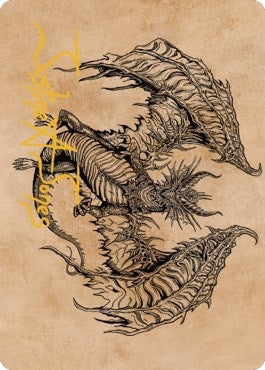 Ganax Astral Hunter Art Card Gold Stamped Signature (53) [ASCLB]