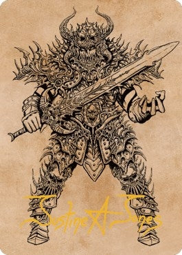 Sarevok Deathbringer Art Card Gold Stamped Signature (50) [ASCLB]