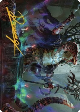 Sivriss Nightmare Speaker Art Card 32 81 Gold Stamped Signature (32) [ASCLB]