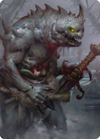 Gray Slaad Art Card (15) [ASCLB]