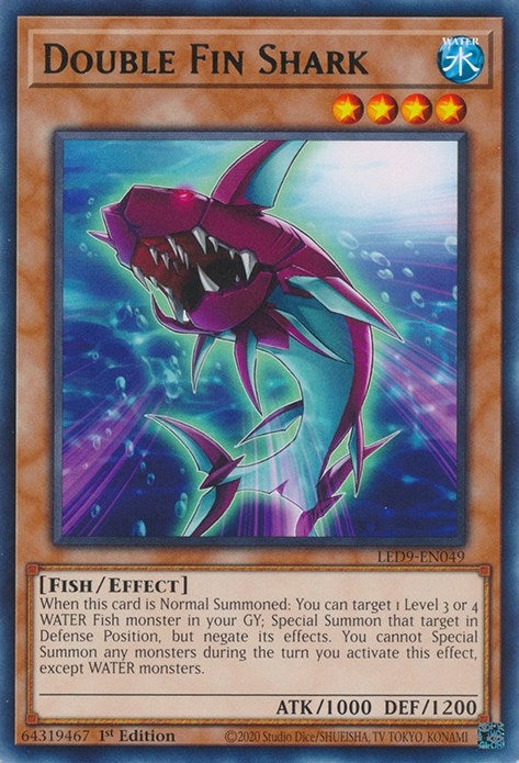 Double Fin Shark (LED9-EN049) [LED9]