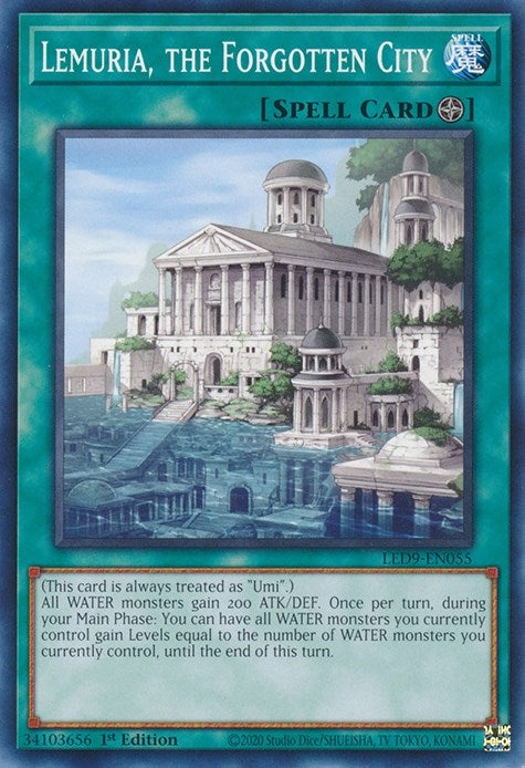 Lemuria the Forgotten City (LED9-EN055) [LED9]