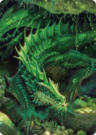 Adult Green Dragon Art Card (1) [ASCLB]