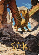 Ancient Brass Dragon Art Card 2 81 Gold Stamped Signature (2) [ASCLB]
