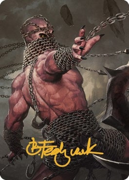 Chain Devil Art Card Gold Stamped Signature (8) [ASCLB]