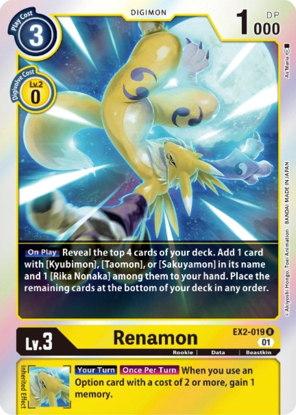 Image for Renamon [Digital Hazard]