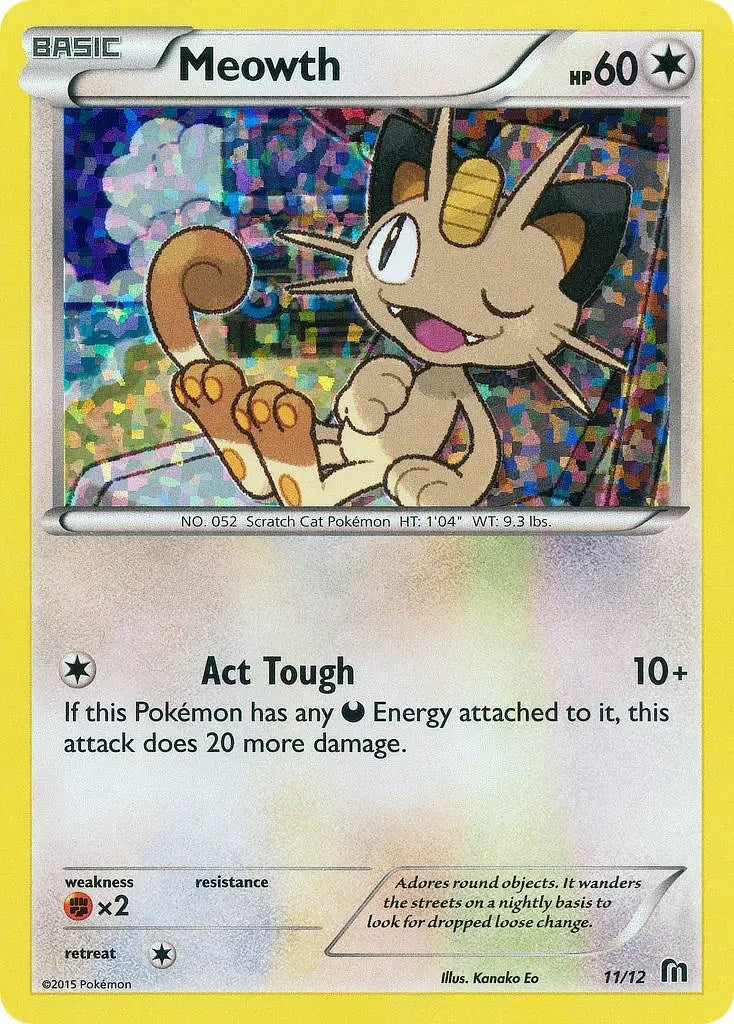 Meowth 11 12 (011/012) [MCD16]