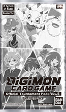 Image for Official Tournament Pack Vol.5 - Digimon Card Game