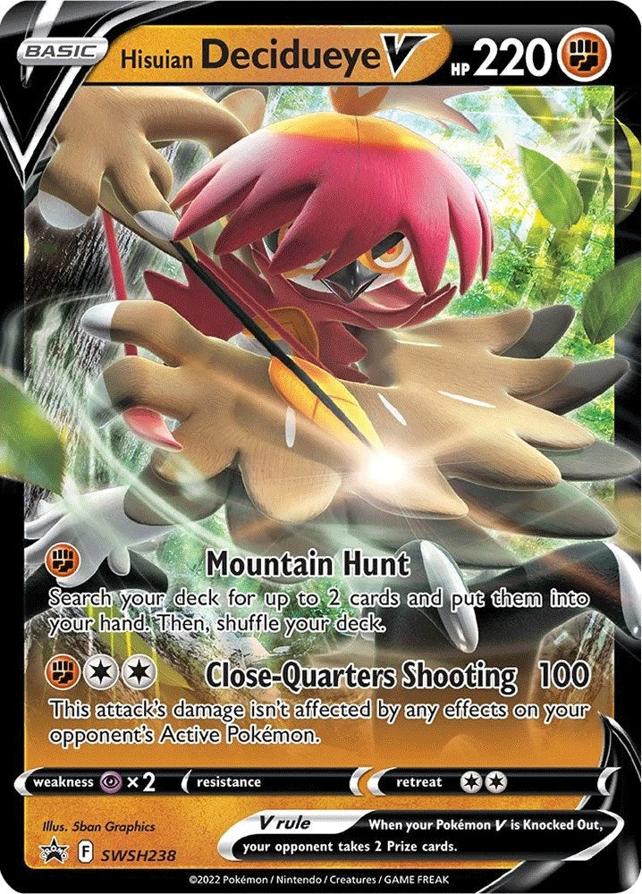 Hisuian Decidueye V SWSH238 (SWSH238) [SWSD]