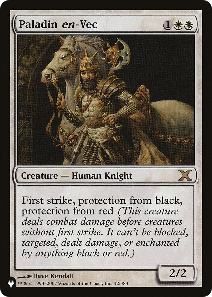 Paladin en Vec (32) [LIST]