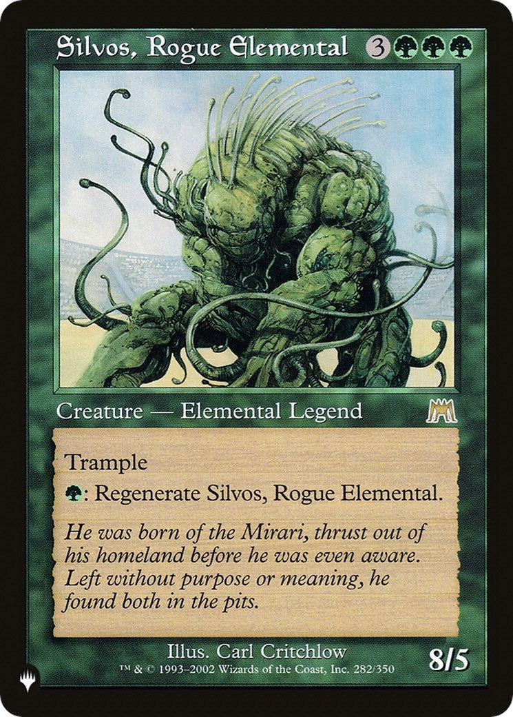Silvos Rogue Elemental (282) [LIST]