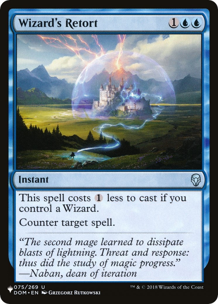 Wizards Retort (75) [LIST]