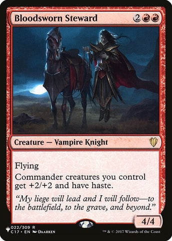 Bloodsworn Steward (22) [LIST]