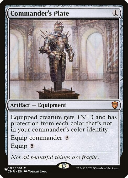 Commanders Plate (305) [LIST]