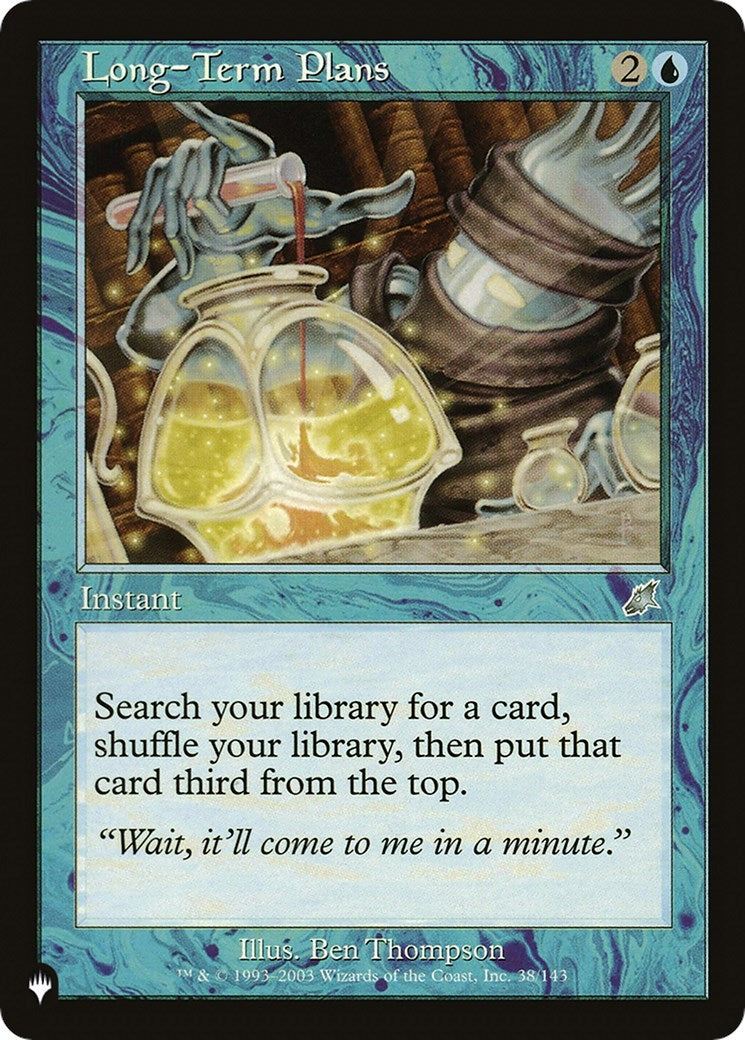 Long Term Plans (38) [LIST]