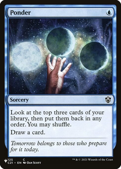 Ponder (125) [LIST]