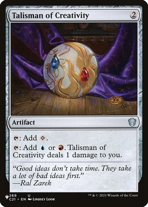Talisman of Creativity (269) [LIST]