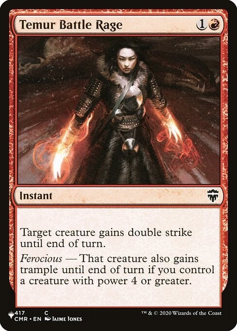 Temur Battle Rage CMR (417) [LIST]