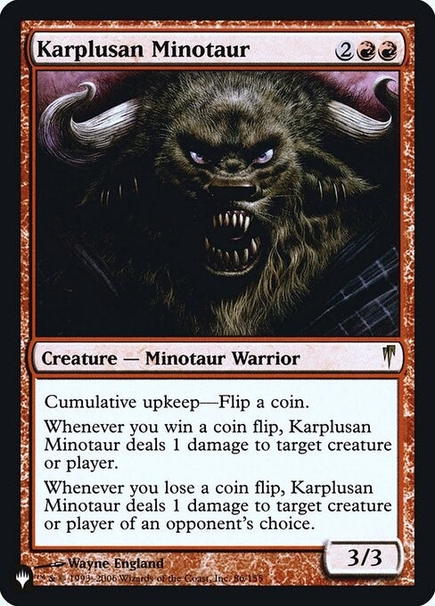 Karplusan Minotaur (86) [LIST]