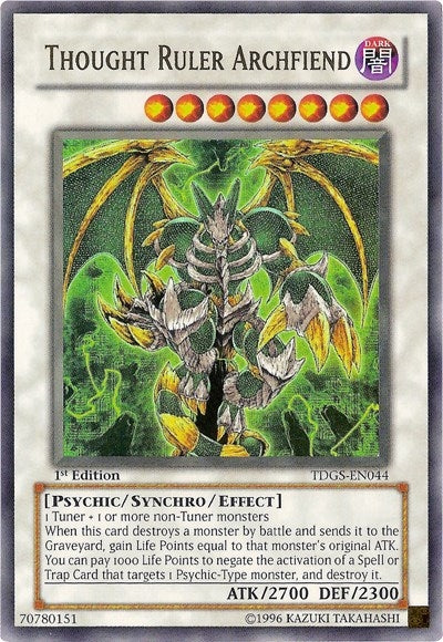 Thought Ruler Archfiend (TDGS-EN044)
