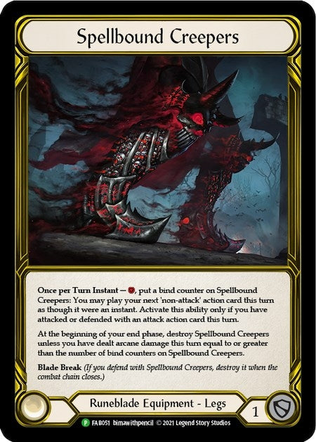 Image for Spellbound Creepers (Golden) [Flesh and Blood: Promo Cards]