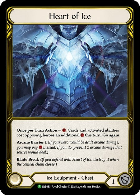 Image for Heart of Ice (Golden) [Flesh and Blood: Promo Cards]