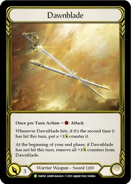 Image for Dawnblade (Golden) [Flesh and Blood: Promo Cards]