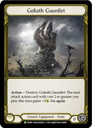 Goliath Gauntlet (Golden) [FAB064] (Promo)  Cold Foil
