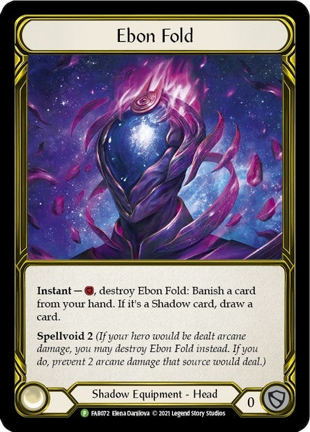Image for Ebon Fold (Golden) [Flesh and Blood: Promo Cards]