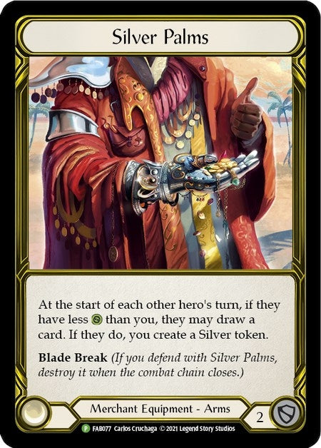 Image for Silver Palms (Golden) [Flesh and Blood: Promo Cards]