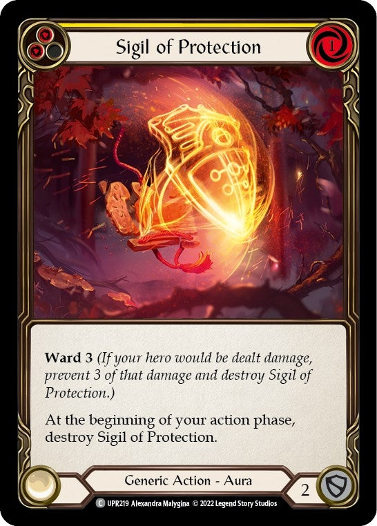 Sigil of Protection (Yellow) [UPR219] (Uprising)