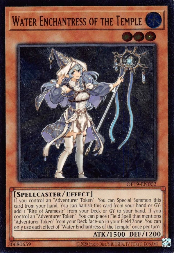 Water Enchantress of the Temple UTR (OP19-EN002) [OP19]