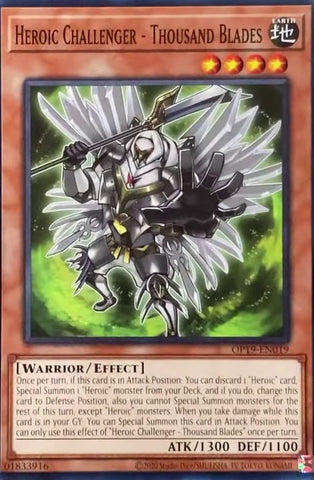Heroic Challenger Thousand Blades (OP19-EN019) [OP19]