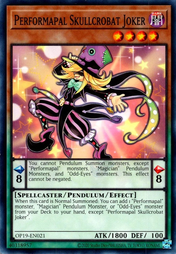 Performapal Skullcrobat Joker (OP19-EN021) [OP19]