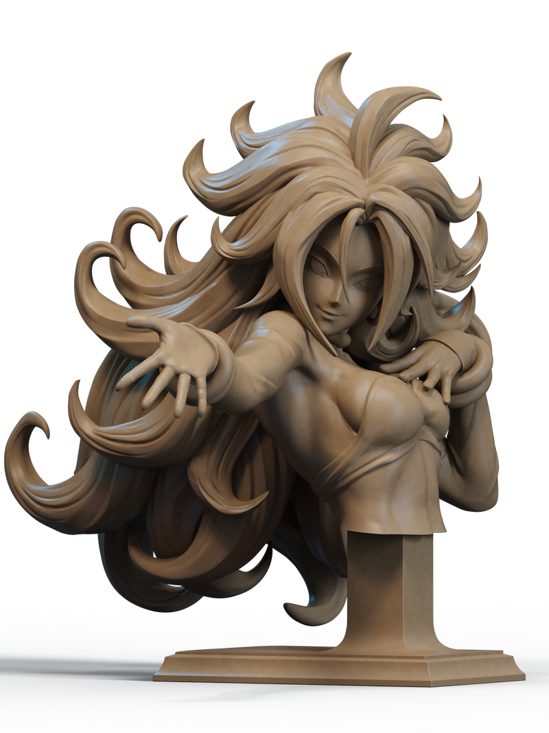 Android 21 Resin Bust - view 1