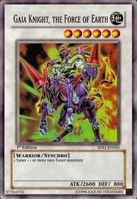 Gaia Knight the Force of Earth Super Rare (5DS1-EN042) [5DS1]