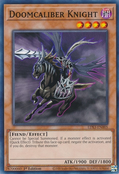 Doomcaliber Knight (LDS3-EN005) [LDS3]