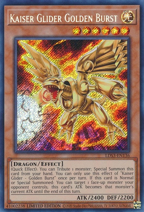 Kaiser Glider Golden Burst (LDS3-EN136) [LDS3]