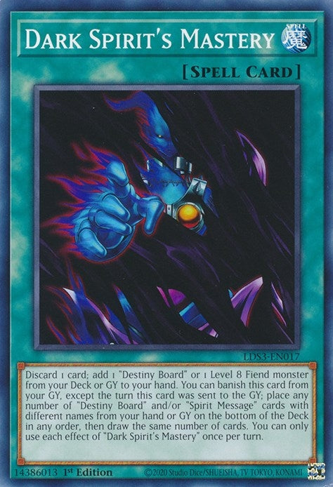 Dark Spirits Mastery (LDS3-EN017) [LDS3]