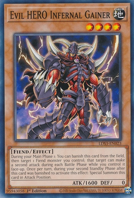 Evil HERO Infernal Gainer (LDS3-EN023) [LDS3]