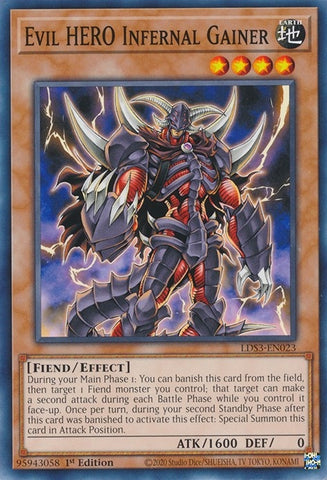 Evil HERO Infernal Gainer (LDS3-EN023) [LDS3]