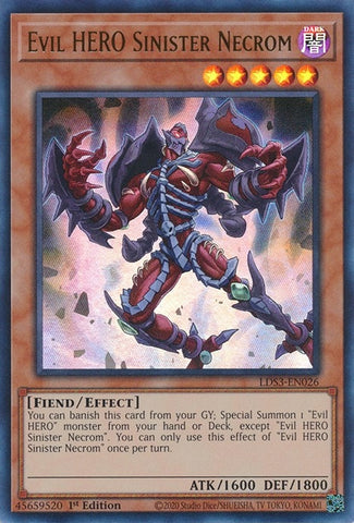 Evil HERO Sinister Necrom (LDS3-EN026) [LDS3]